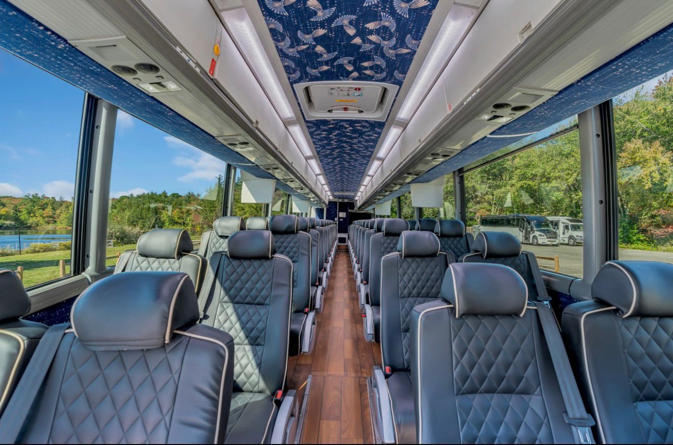 Modern coach interior