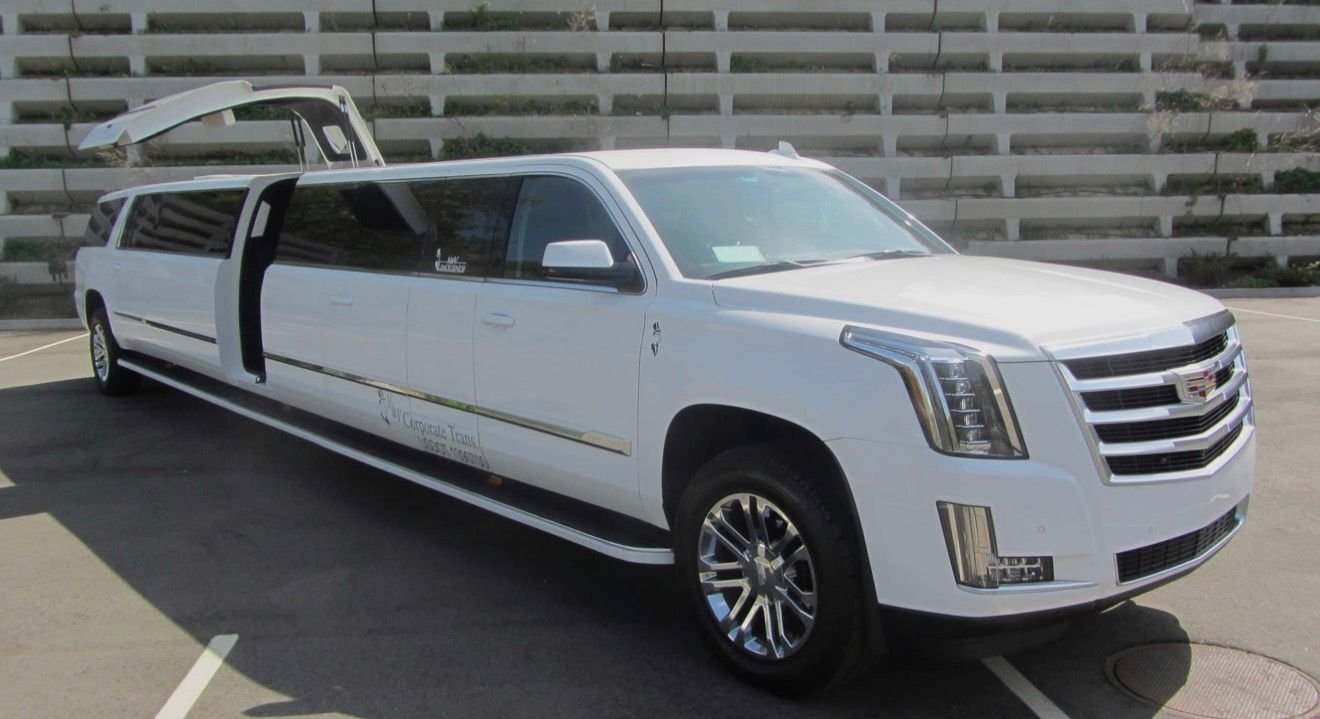 Luxury Cadillac limousine