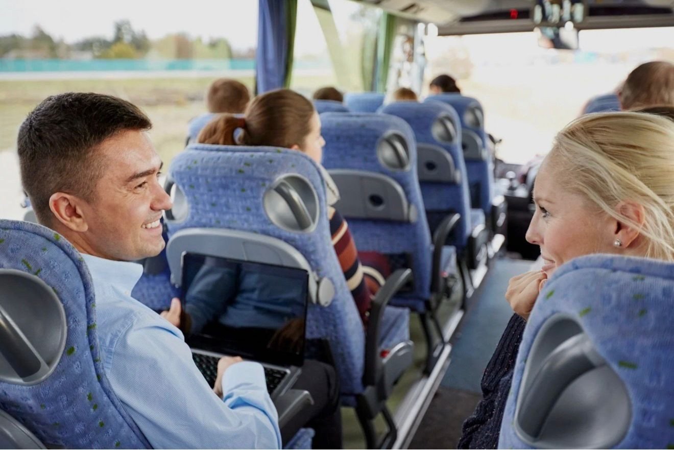 Skyway Transit vehicle and professional driver